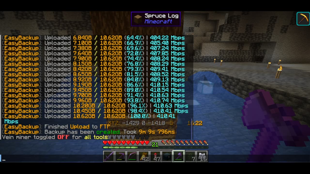 VOD from 3/28/2023 - Tuesday Night Minecraft - More Nether Tunnel Construction?