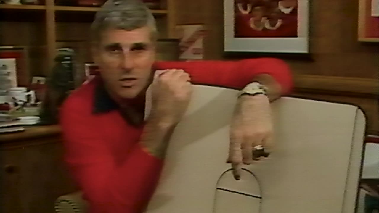 January 17, 1987 - Coach Bob Knight Before Indiana's Game with Northwestern
