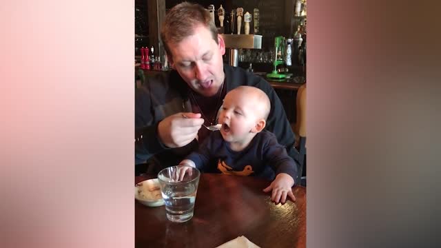 What Happens when Baby Play With Daddy - Hilarious Moments