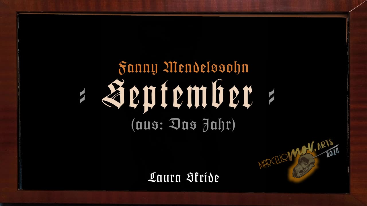 Elisabeth von Österreich - SEPTEMBER (Fanny Mendelssohn)