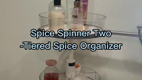 Spice Spinner Two-Tiered Spice Organizer