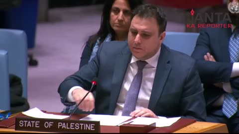 Palestinian representative’s extraordinary reply to US envoy on ceasefire veto | Janta Ka Reporter