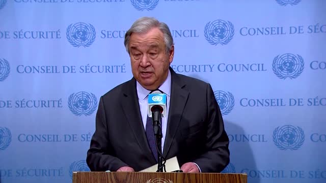 'We need de-escalation now': UN Chief