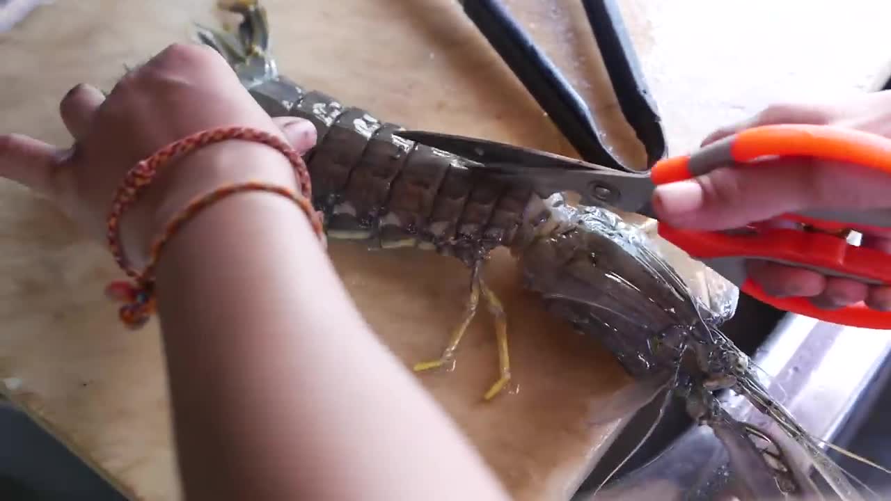 ALIEN SHRIMP Thailand Street Food-12