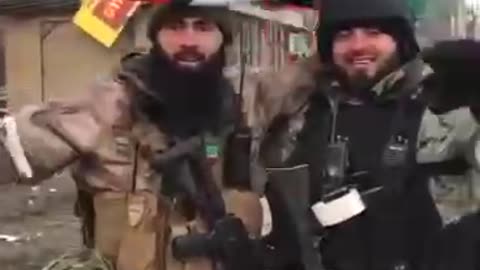 Akhmad warriors fight in the most dangerous areas