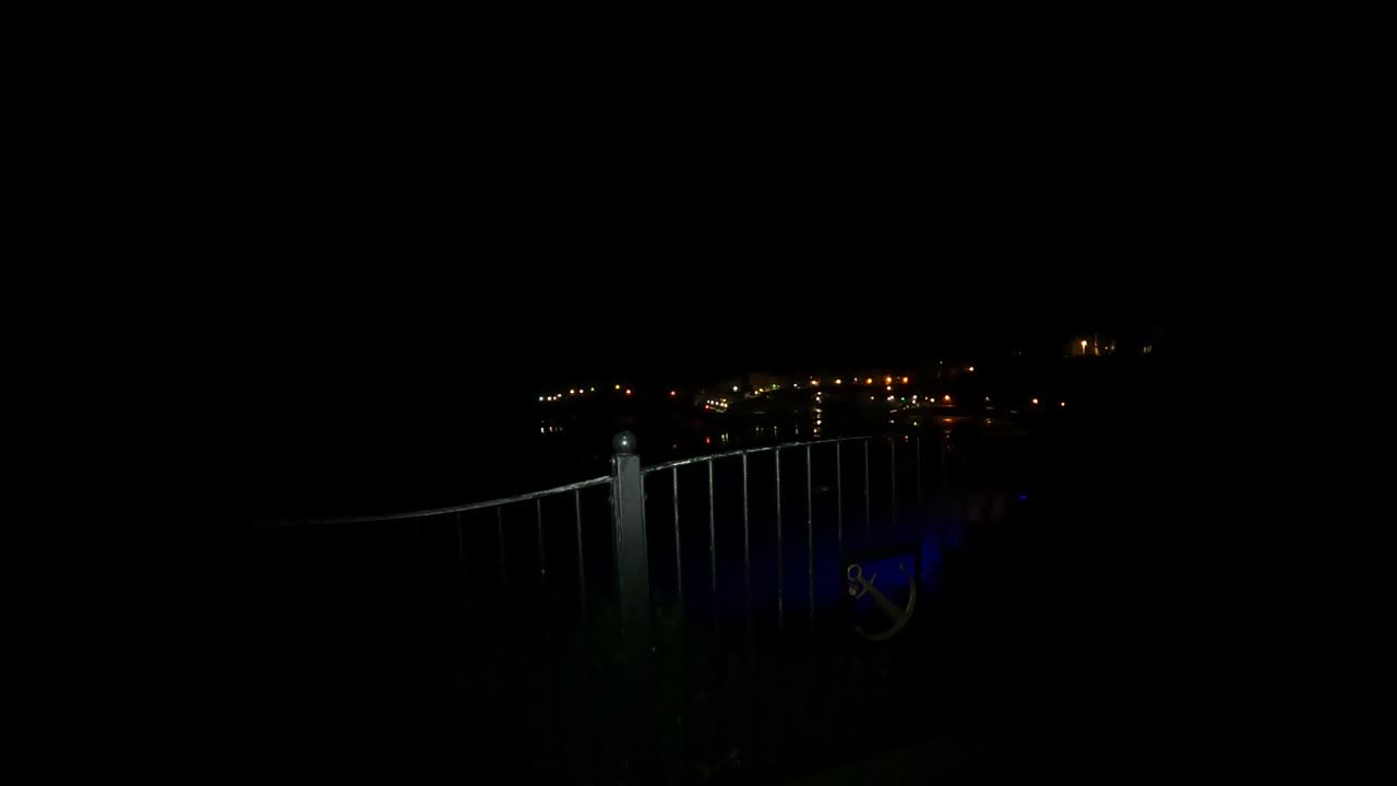 Intro to a nightlapse over Tenby Harbour Wales 2022