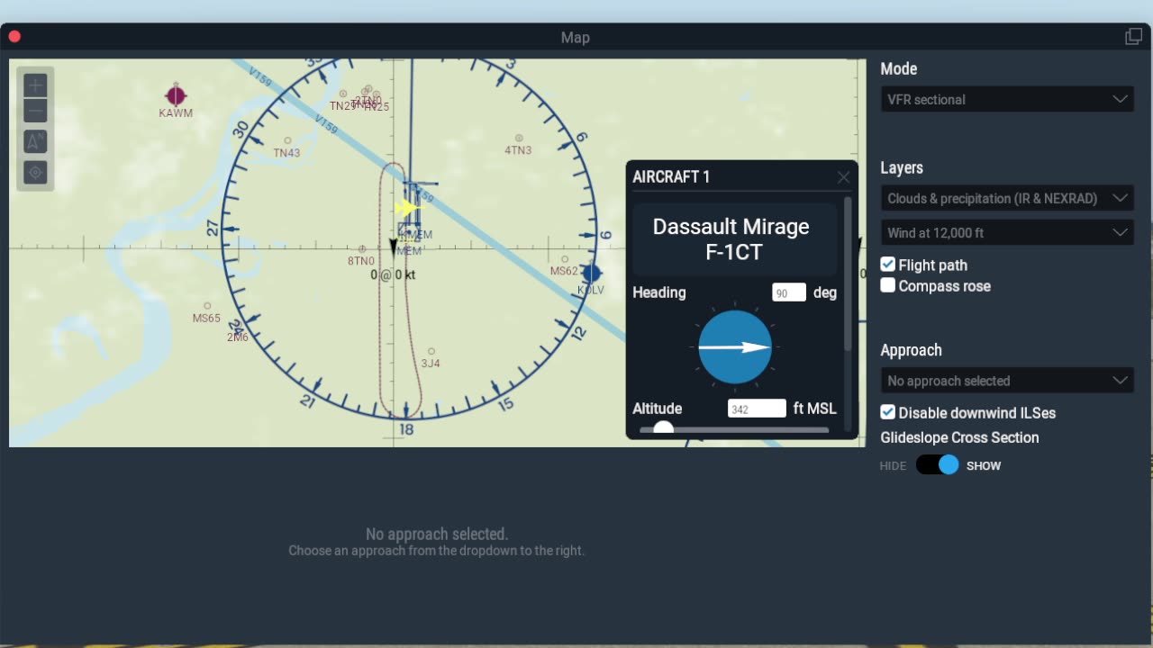 the Dassault Mirage F1 - Xplane 11 - More testing aircraft -