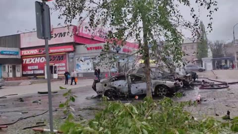 💥😱 The center of Donetsk