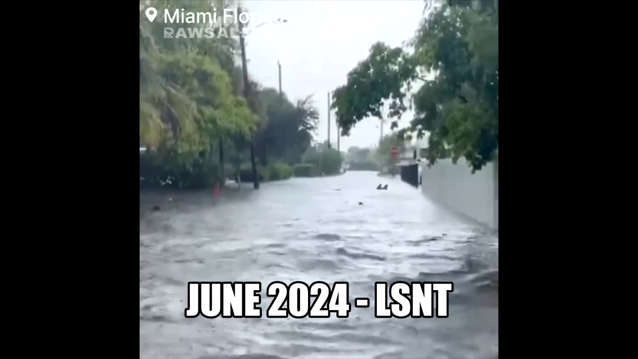 HEAVY FLASH FLOODING SWEEPS THROUGH MIAMI FLOODING HOMES!