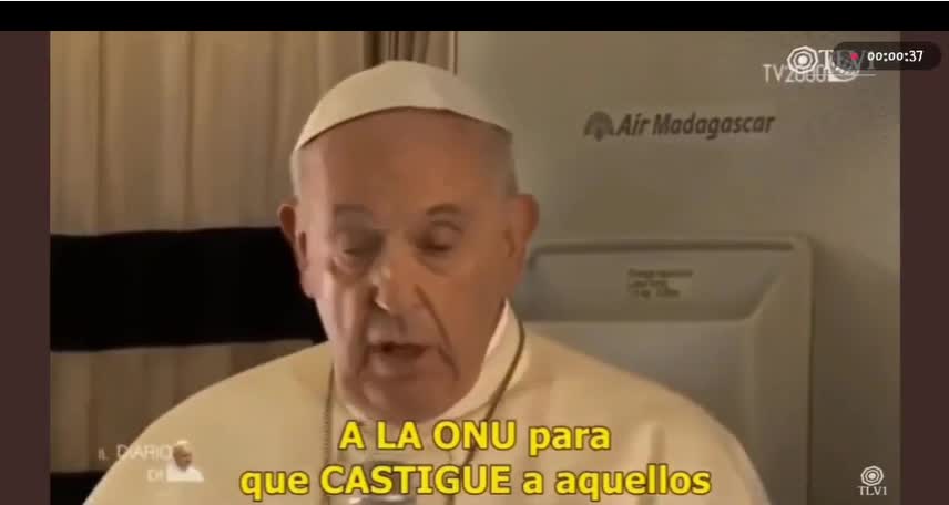 El papa Francisco pide obediencia a los organismos internacionales.