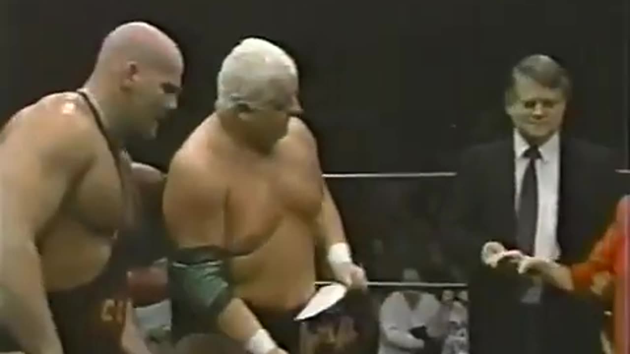 (1987.04.11) Dusty Rhodes & Nikita Koloff vs Tully Blanchard & Lex Luger - NWA Crockett Cup