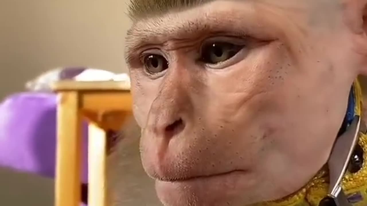 New funny Monkey video 😍😍🤣🤣it looks like Broke Lesnar 🤣🤣.#lol