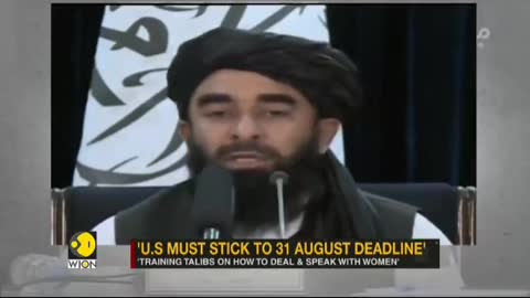 Taliban will not confirm meeting with CIA Director. Wants foreign forces out by 31 Aug.