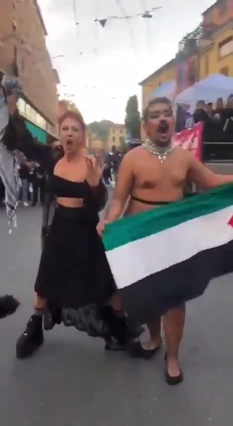 Free Palestine, stop the genocide. Good morning