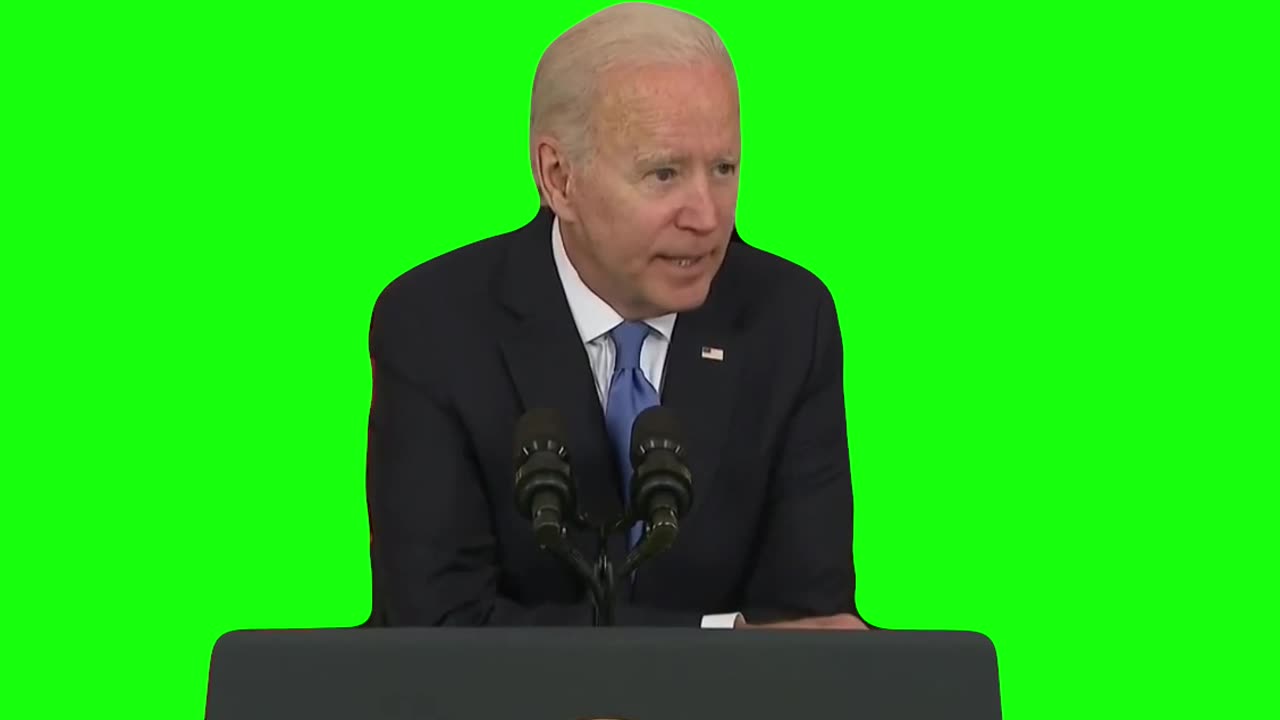 “It Grows the Economy. Benefits Everybody, Hurts Nobody” – Joe Biden | Green Screen