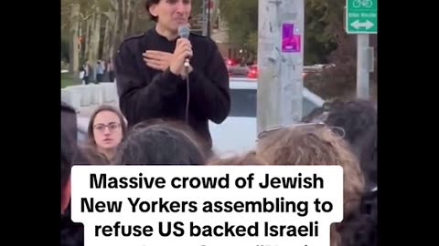 'Not in our name' Honest Jewish crowd Demand to STOP the Genocide