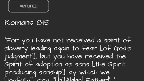 Have You Received The Spirit of Adoption