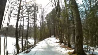 UpNorth Virtual Trail Tour: Winter 2022 Granite Town Rail Trail