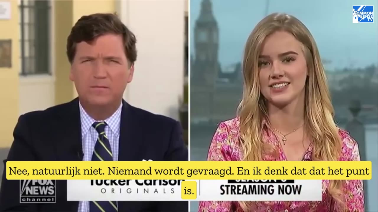 Eva Vlaardingerbroek bij Tucker Carlson over insekten