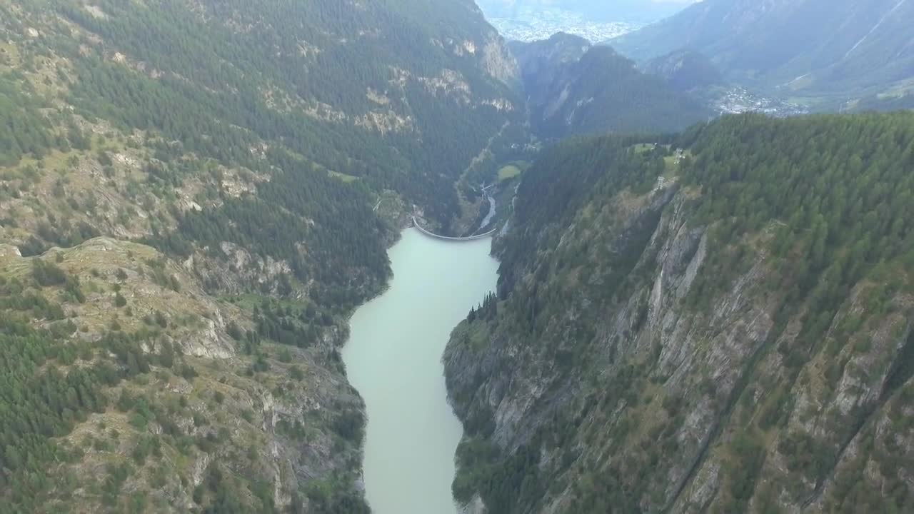 Swiss Landscape - Aletsch Glacier _ Drone View _ Belalp