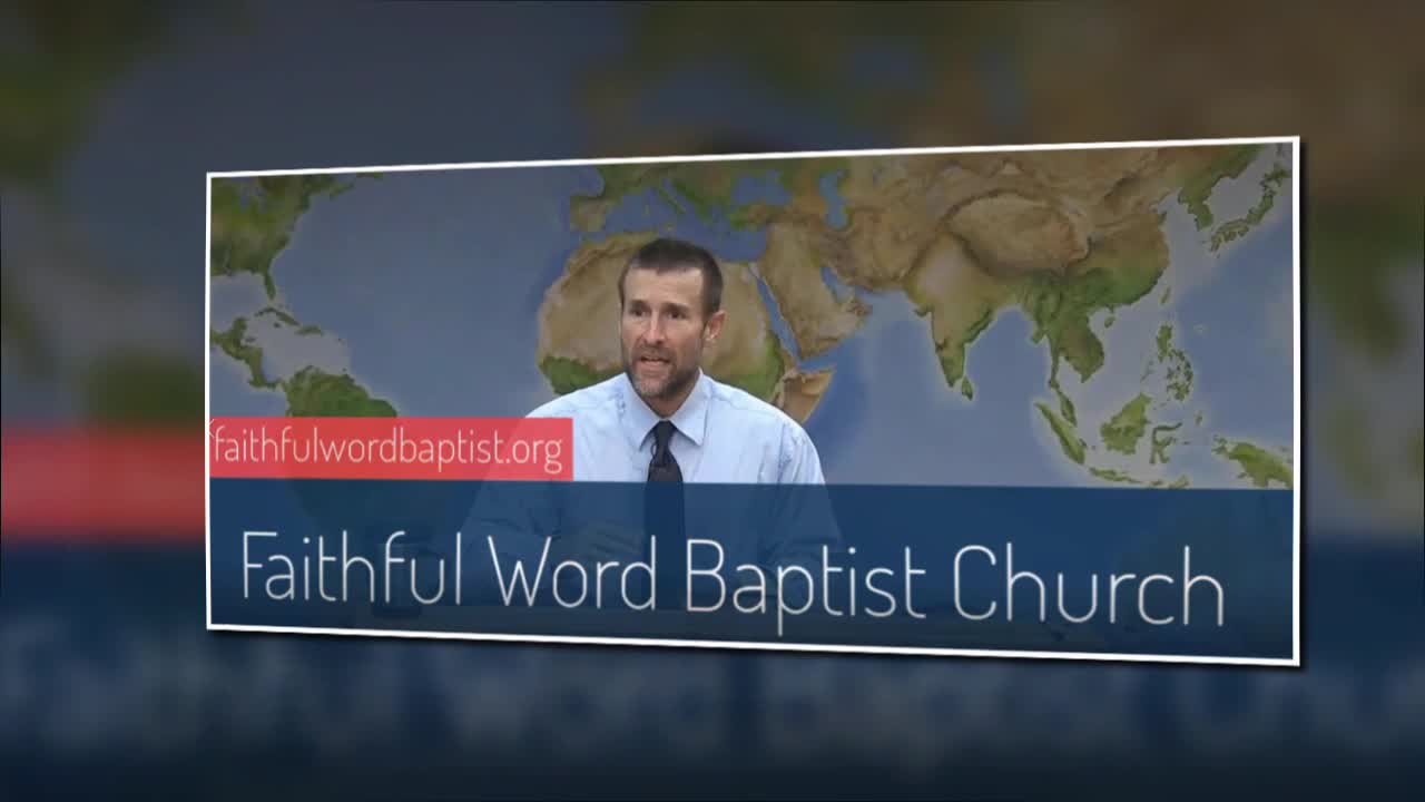 10.09.2022 (PM) Daniel 1: Godly Children in an Ungodly Nation | Pastor Steven Anderson, Faithful Word Baptist Church