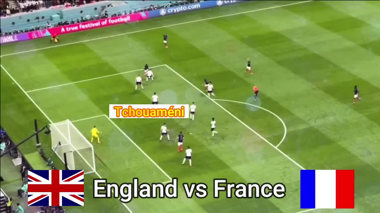 ENGLAND vs FRANCE 1-2 _ INGGRIS vs PRANCIS 1-2 _ Aurélien Tchouaméni GOAL _FIFA World Cup 2022 Qatar