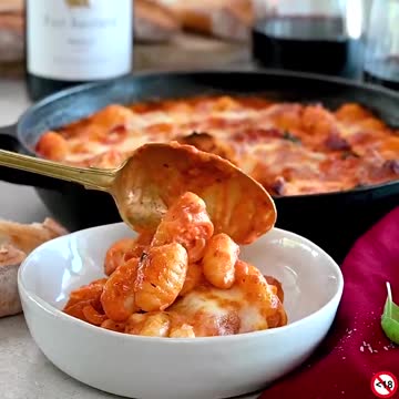 Baked Chorizo gnocci
