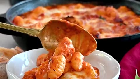 Baked Chorizo gnocci