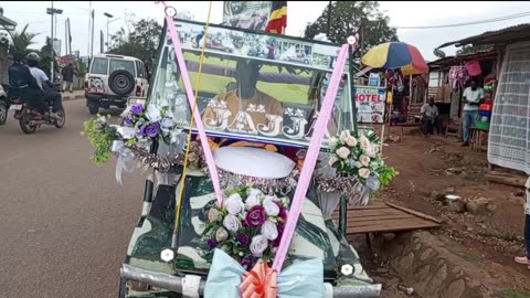 Check out Uganda's unique celebration vehicle! Meet the inventor!