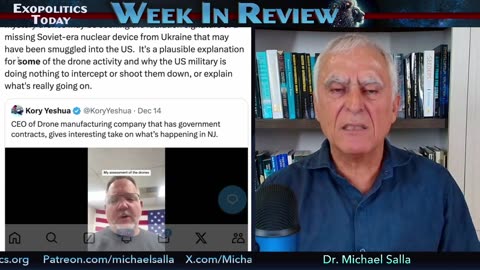 Dr. Michael Salla: Drone Mystery Deepens with Accusations of Govt Cover Up! - 12/21/24