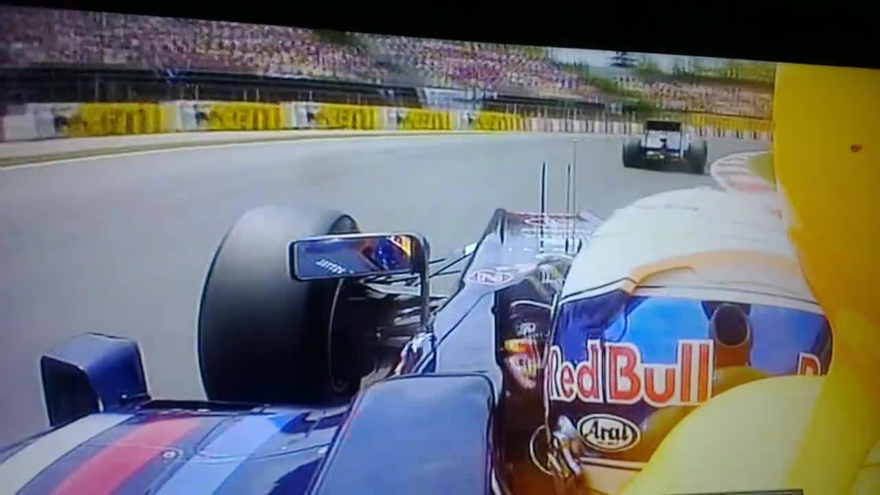 Vettel team radio in Spain about Drive Through - 2012 -HD