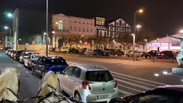 Passeio em Carruagem de Cavalos - Ponta Delgada Azores Portugal - 20.12.2022