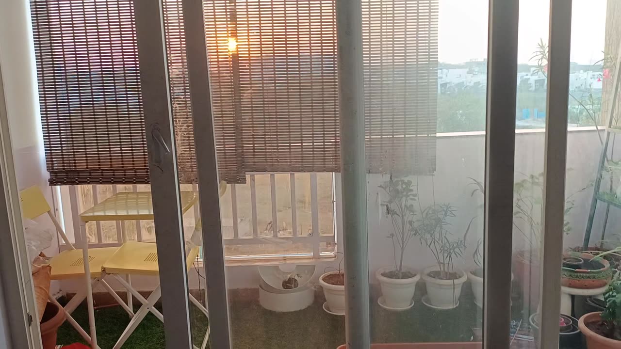 Sunset be like in my balcony