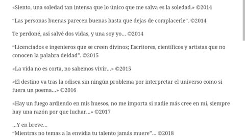 Mi diario en M pensamientos - Shane Spielrein