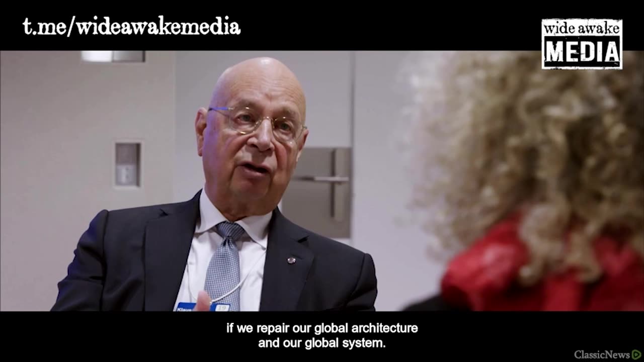 Klaus Schwab, Brags about giving the Club of Rome,original architects #ClimateScam 24sec
