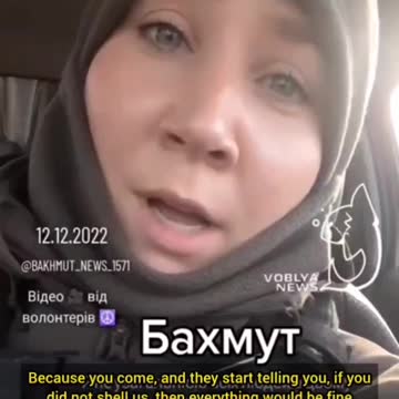 FemiNazi ISIS Ukrainian Soldier In Donbass: Population around us are separatists; They should not be saved!