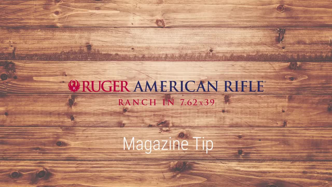 Ruger American® Rifle Ranch in 7.62X39 Magazine Tech Tip