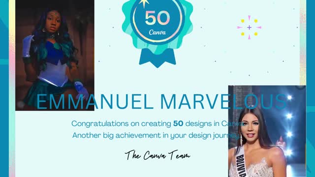 Certificate with canva