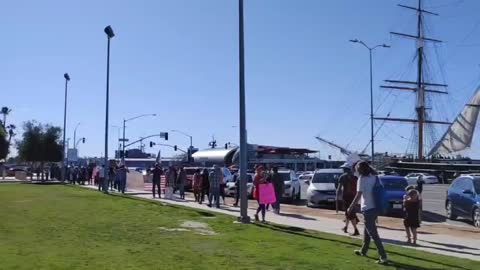 PROTEST IN SAN DIEGO, CALIFORNIA IS KICKING OFF