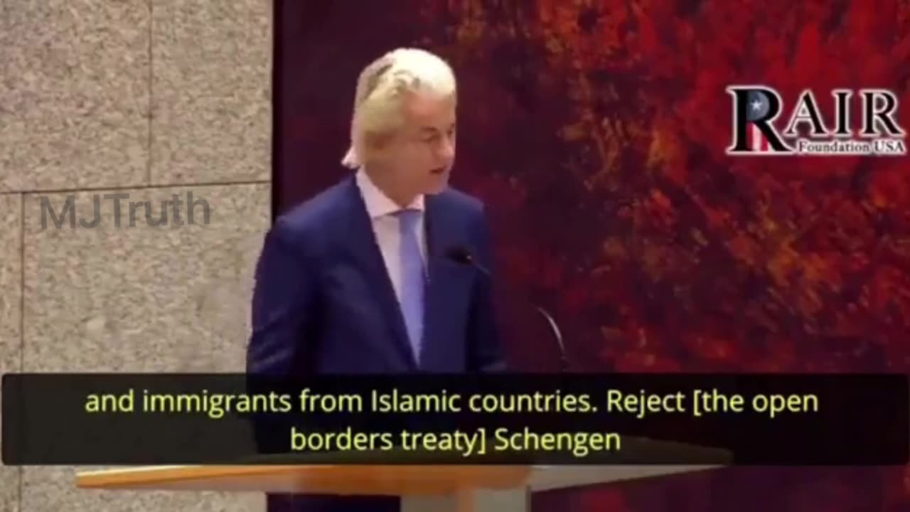 💥 Geert Wilders aka “The Dutch Donald Trump” Goes off on Muslims Currently in the Netherlands