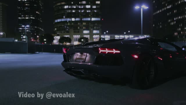 Lamborghini Aventador New york street riots