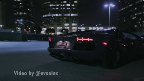 Lamborghini Aventador New york street riots