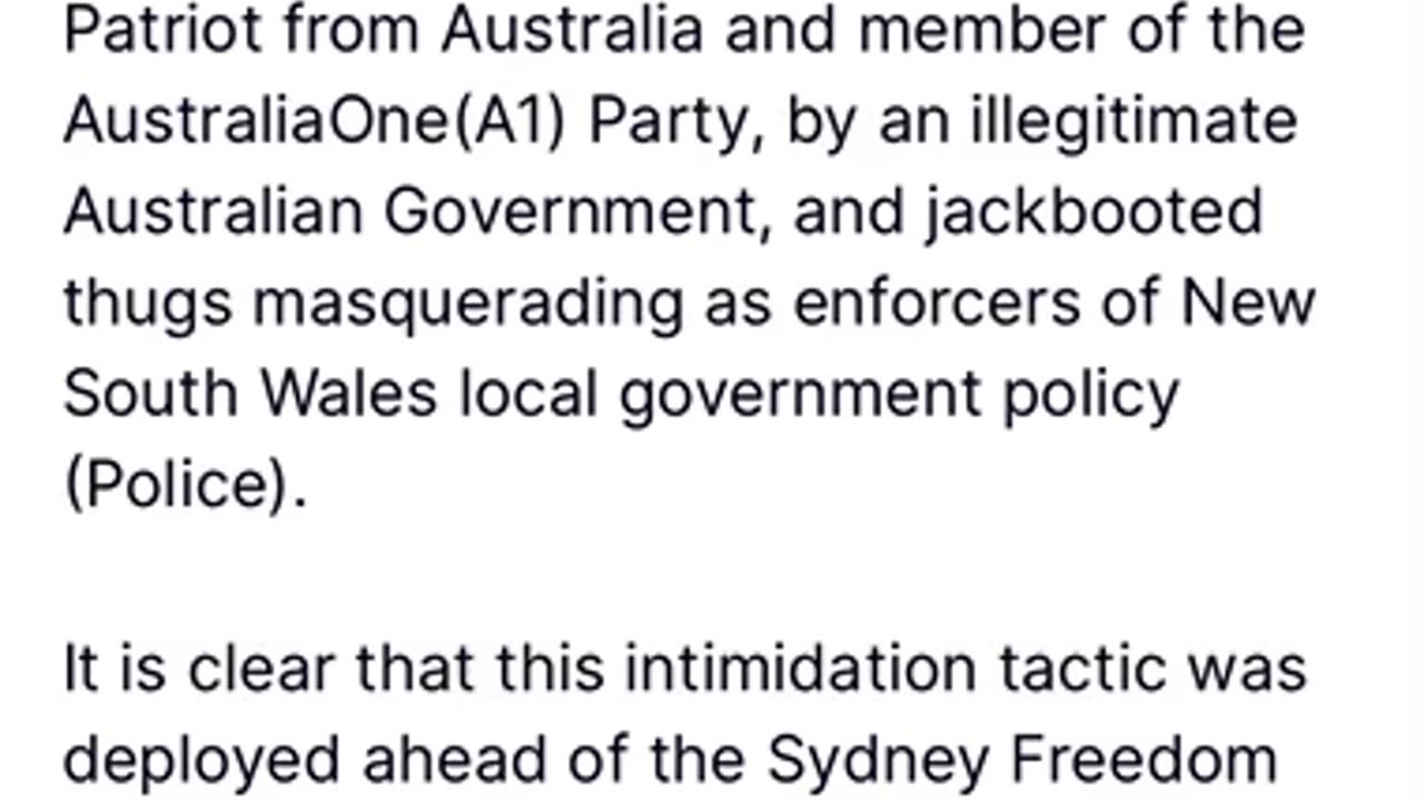 Statement of Solidarity on the Arrest of AUS Patriot Dave “Guru” Graham