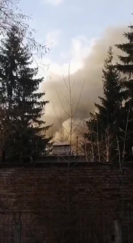 In Chernihiv, the building of the regional department of the Ukrainian intelligence agency SBU is