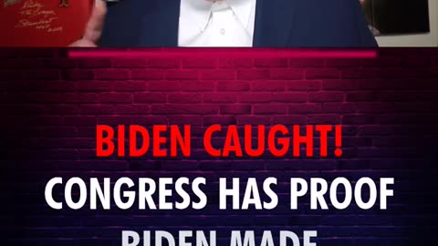 Biden Caught Taking Dirty Money From China - Congress Takes Action