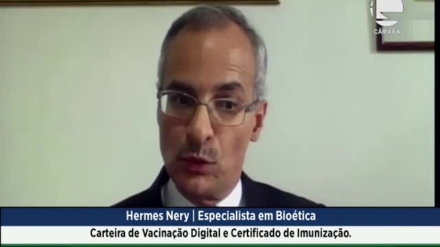 | Professor Hermes Nery (PUC-RJ) Especialista em Bioética - Carteira de Vacinação Digital e Certificado de Imunização |