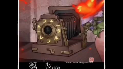 Goth Card #6: Antique Camera