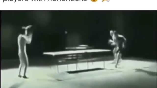 Bruce Lee vs. Two Table Tennis Players