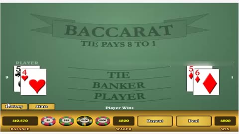 Baccarat 2K Win Session