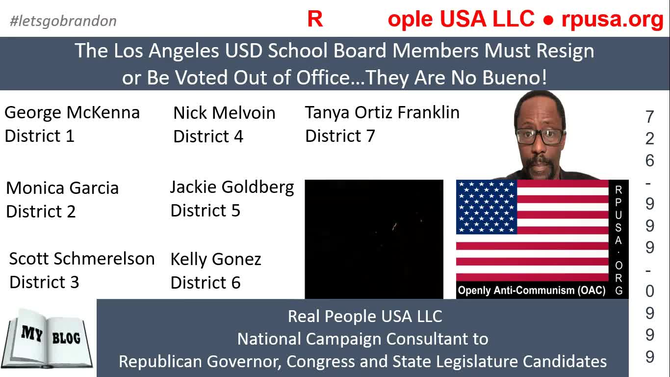 Los Angeles Residents Need to Know the Names of School District Members